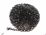 Ankerkette Eisen, anthrazit 2x3x0,5mm DRU-3301.30-05