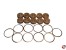 Juffern aus Holz hell 10mm mit Ring