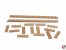 Treppe aus Holz Bausatz 17x90mm