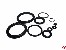 Technirub O-Ring Perbunan NBR 70° Shore A schwarz