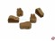 Violinblock aus Holz hell 12mm (1 Rille)