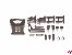 B-Teile (Aufh�ngung) f�r TT-01, TT-01E, TGS, 1 Satz