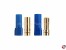 Stecksystem Goldkontakt  XT150-Stecker/Buchse blau
