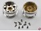 Felgen Chrom/gold 2-teilig 30x52mm breit