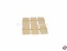 Nylon-Scharnier 16x28mm
