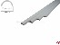 Plastik-Halbrohr 1000mm (328mm)