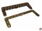 Wantschiene Messing 74x26x6mm