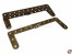 Wantschiene Messing 74x26x6mm
