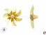 7-Blatt Schiffsschraube Form B Messing rechtslauf