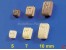 Dreifachblock aus Holz (3 Rillen)