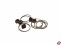 Klumpblock aus PVC 3mm mit Ring (1 Rille)