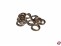 Biegeringe Eisen, platin 0,8x5mm