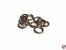 Biegeringe Eisen, platin 0,8x5mm