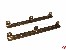 Wantschiene Messing 74x7x6mm