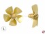 5-Blatt Schiffsschraube Form A2 Messing linkslauf