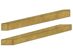 WG189 Werkstoffe - Metall - Vierkantprofile - Messing